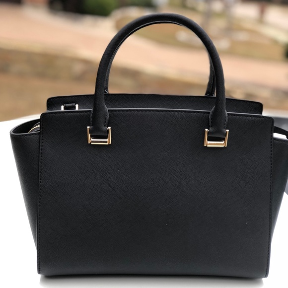 Michael kors SELMA studded medium satchel bag - Picture 4 of 8